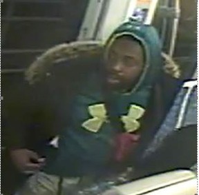 An image released by Toronto Police of suspects sought in the Jan. 5, 2021 robbery of a senior at St. Clair subway station.