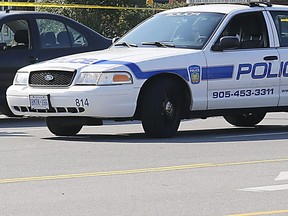 Peel Police said two men were shot in Brampton on Saturday night.