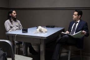Jared Leto and Rami Malek in a scene from The Little Things.