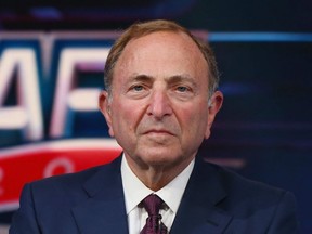 NHL commissioner Gary Bettman.