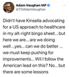 MP Adam Vaughan tweet about Warren Kinsella.