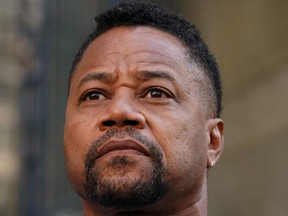 Oscar-winning actor Cuba Gooding Jr., departs his court arraignment in New York on October 15, 2019, where new charges are to be unsealed on his sexual assault case.
