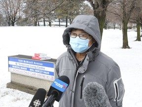 Calvin Lung shares his concern for his 91-year-old mom -- a resident of Tendercare Living Centre at Victoria Park and McNicoll Aves., which has been overwhelmed by a COVID-19 outbreak -- on Saturday, Jan. 2, 2021.