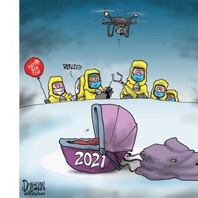 Tim Doilghan cartoon for Jan. 4, 2021.