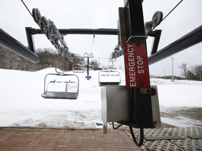 The seven lifts and 17 slopes at Glen Eden in Milton, along with the surrounding Kelso Conservation Area, were shut down because of COVID restrictions on Friday, Jan. 1, 2021. Ski and snowboard resorts and tubing centres across Ontario were all shut down until further notice when the latest province-wide COVID-19 lockdown kicked in on Boxing Day.