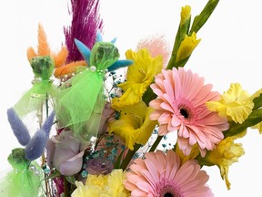 A cannabis bouquet available to order for Valentine's Day from GreenPort on College St.