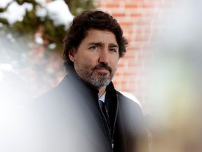 Canada's Prime Minister Justin Trudeau attends a news conference at Rideau Cottage, as efforts continue to help slow the spread of the coronavirus disease (COVID-19), in Ottawa, Ontario, Canada January 5, 2021.
