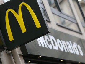 A McDonald's customer was lucky to escape with his life after a fellow patron went wild and stabbed him recently in New York City.