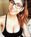 Mia Khalifa raised more than $100,000 last summer by auctioning her glasses. MIA KHALIFA/INSTAGRAM