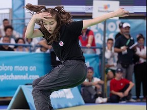 Emma Misak, a 20-year-old from Surrey, B.C. who competes as b-girl Emma.
