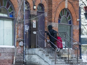 A respite shelter at 21 Park Rd. in downtown Toronto, Ont. on Thursday, Jan. 28, 2021.