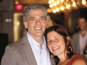 Jason Rosenthal with his late wife, Amy Krouse Rosenthal.