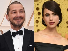 Shia LaBeouf and Margaret Qualley.
