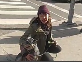Investigators need help identifying this woman, who is suspected of a hate-motivated assault Yonge-Dundas Square on Nov. 14.