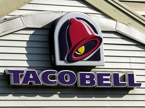 A Taco Bell sign is shown at the Taco Bell in New Rochelle, New York 07 December, 2006.