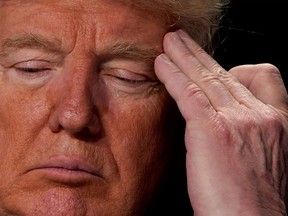 U.S. President Donald Trump attends the National Prayer Breakfast in Washington, U.S. February 8, 2018.