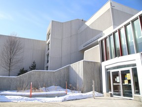 Alphonse-Raymond building at Laurentian University in Sudbury, Ont. on Monday, February 1, 2021.