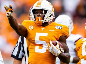 Brampton's Josh Palmer, of the Tennessee Volunteers, has entered the NFL draft.