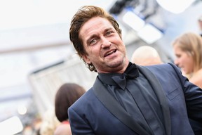 Gerard Butler arrives for the 92nd Oscars at the Dolby Theatre in Hollywood, Calif., on Feb. 9, 2020.