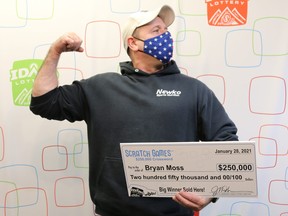 Idaho man Bryan Moss has won the lottery six times.