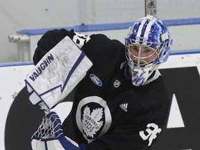 Toronto Maple Leafs goaltender Jack Campbell.