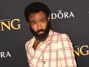 Actor Donald Glover arrives for the world premiere of Disney's "The Lion King" at the Dolby Theater in Hollywood, Calif., July 9, 2019.