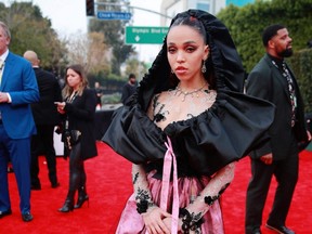 FKA Twigs attends the 62nd Annual Grammy Awards at Staples Center in Los Angeles, Jan. 26, 2020.