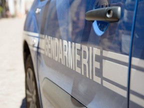 Police car in France.