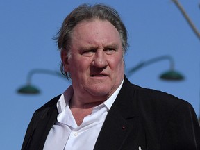 In this file photo taken on September 5, 2017, French actor Gerard Depardieu arrives at the 74th Venice Film Festival at Venice Lido.