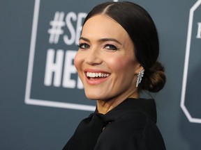 Mandy Moore arrives for the 25th Annual Critics' Choice Awards at Barker Hangar Santa Monica airport on Jan. 12, 2020 in Santa Monica, Calif.