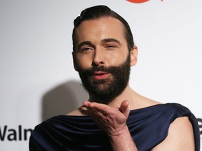 Jonathan Van Ness attends the 2020 Vanity Fair Oscar Party following the 92nd annual Oscars at The Wallis Annenberg Center for the Performing Arts in Beverly Hills on Feb. 9, 2020.