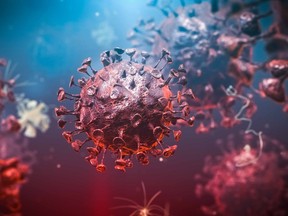 3d render of coronavirus outbreak and influenza disease virus. medical concept