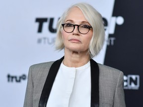 Ellen Barkin attends the Turner Upfront 2018 arrivals at The Theater at Madison Square Garden on May 16, 2018 in New York City.