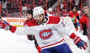Alex Galchenyuk started his career in promising fashion, with some productive early years with the Montreal Canadiens, who drafted him third overall in the 2012 NHL entry draft. GETTY IMAGES
