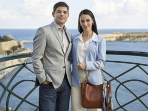Hallmark's Mix Up in the Mediterranean stars Jeremy Jordan and Jessica Lowndes.