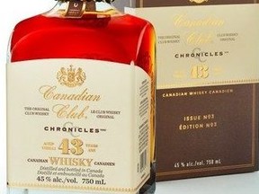 The 43-Year-Old Canadian Club Chronicles has been named Canada's best whisky at the eleventh annual Canadian Whisky Awards.