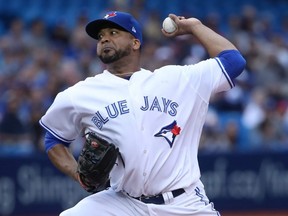 Pitcher Francisco Liriano was with the Toronto Blue Jays in 2016 and 2017. He has been invited to spring training.