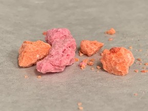 Orange and pink Fentanyl