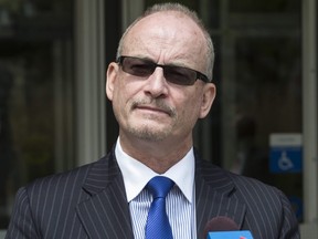 Toronto Police Det. Paul Worden speaks at a press conference about a murder at Lawrence and Brimley Aves. on July 29, 2016.