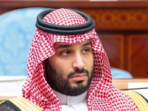 Saudi Crown Prince Mohammed bin Salman attends a session of the Shura Council in Riyadh, Saudi Arabia November 20, 2019.