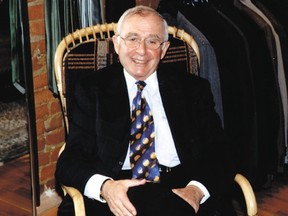 The Duke of the Danforth: Clothier Saul Korman pictured in the 1980s.