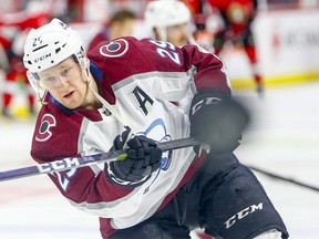Nathan MacKinnon of the quarantined Avalanche, may return tomorrow from a projected week-to-week injury, having missed just one game.