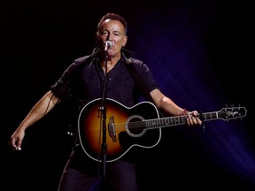 Bruce Springsteen performs during the closing ceremony for the Invictus Games in Toronto Sept. 30, 2017.