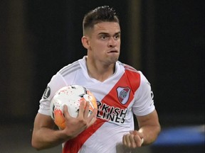 Rafael Santos Borre of River Plate.