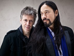 (Left to right) Strippers Union singer Craig Northey (The Odds) and guitarist Rob Baker (The Tragically Hip), whose latest double album, The Undertaking, is being released in two parts on Feb. 5 and March 12.