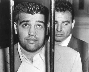 Fellow mob boss Vincent Gigante, front left, was appalled that John Gotti had his son become a made man.