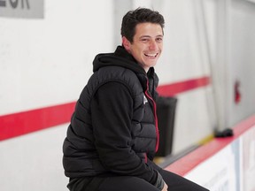 Scott Moir, new head coach and managing director of Ice Academy of Montreal's campus in southwestern Ontario. (Jordan Cowan photo)
