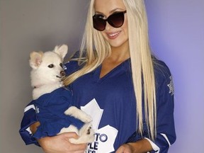 SUNshine Girl Riley is a Leafs girl all the way!