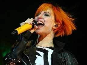 Hayley Williams of Paramore performs at the Air Canada Centre in Toronto, Ont. on Wednesday November 20, 2013.