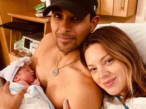 Wilmer Valderrama and fiancee Amanda Pacheco welcomed a baby girl.